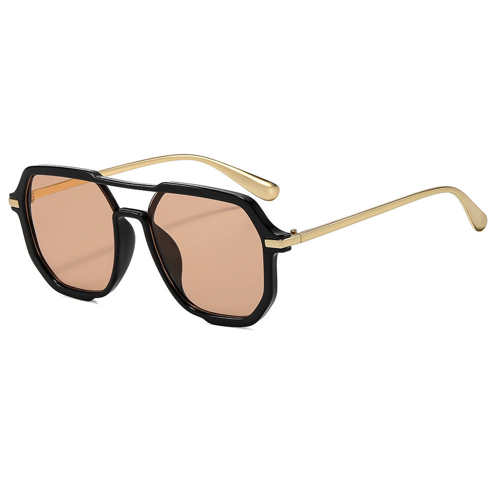Fashion-Forward Hexagonal Sunglasses Bowlift