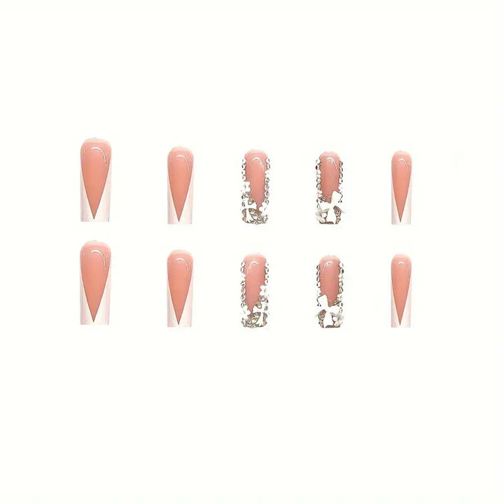 Glamorous Long Stiletto Press-On Nail Set Bowlift