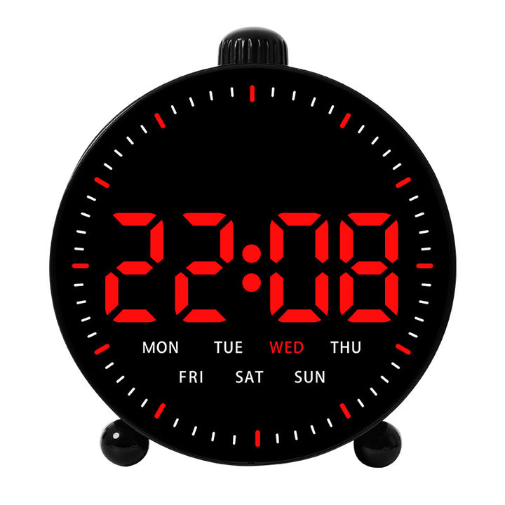 Digital desk clock with LED display and date Bowlift