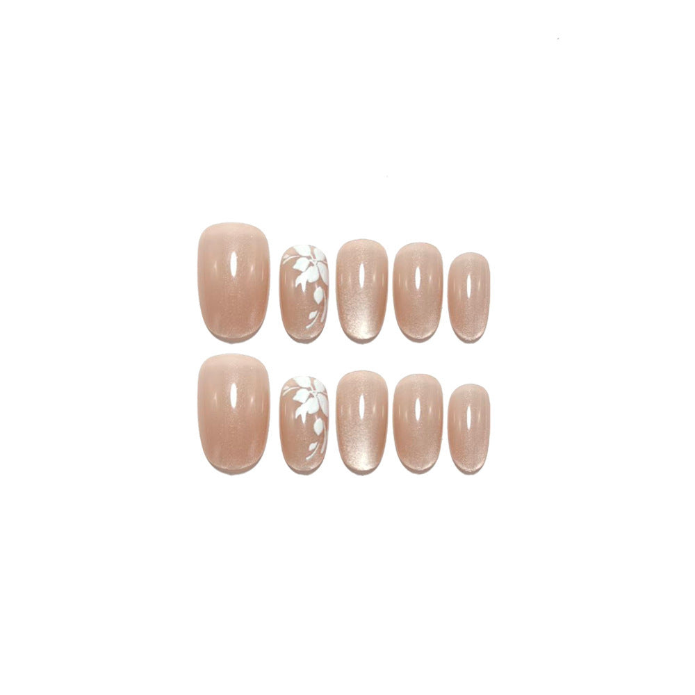 Exclusive Nail Art Set with Floral Accents Bowlift