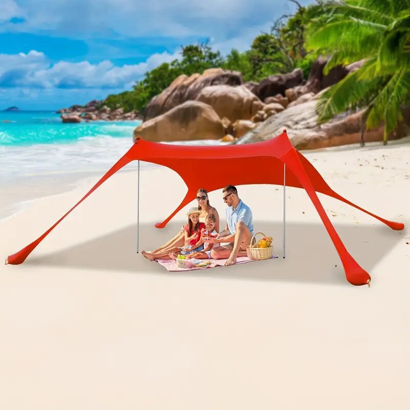 WoLightweight Sandproof Beach Blanket Bowlift
