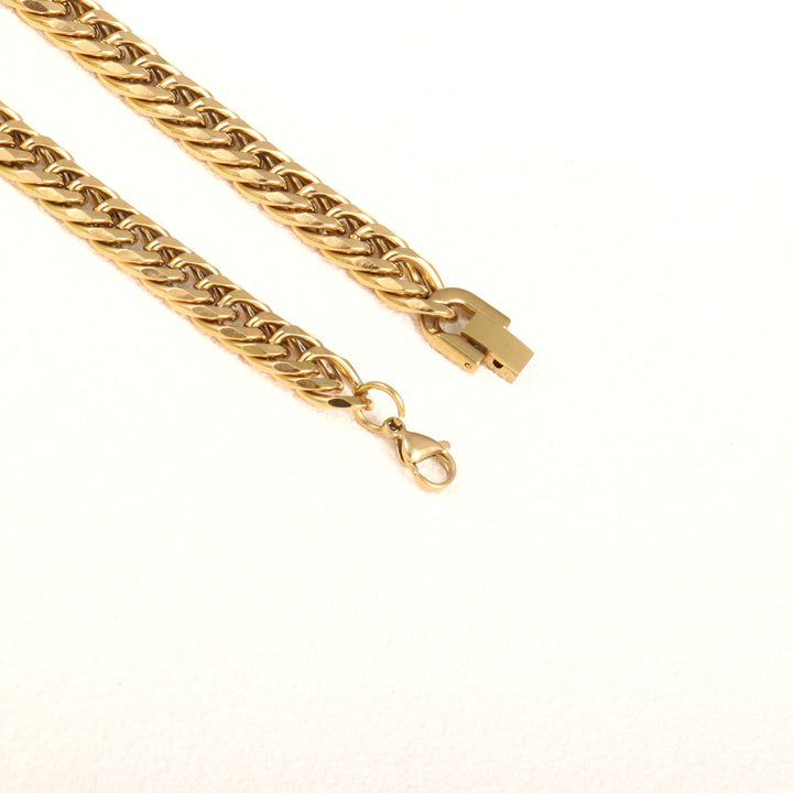 Bold Interwoven Chain Bracelet Bowlift