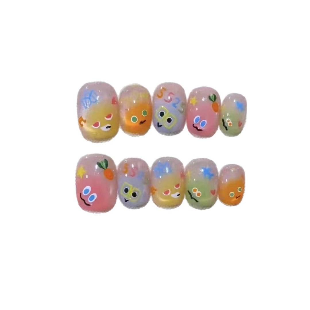 Playful Character-Themed Nail Art Set Bowlift