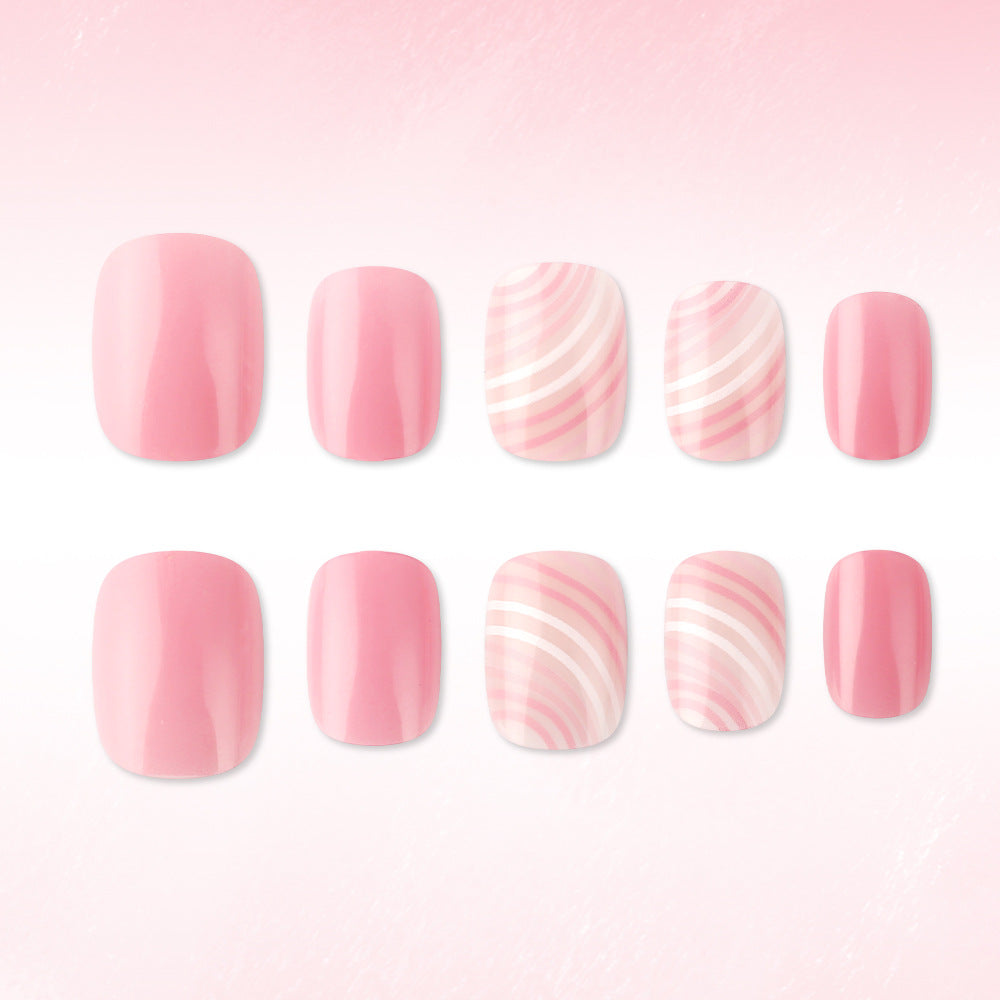 Artistic Pink Gel Nail Art Set Bowlift