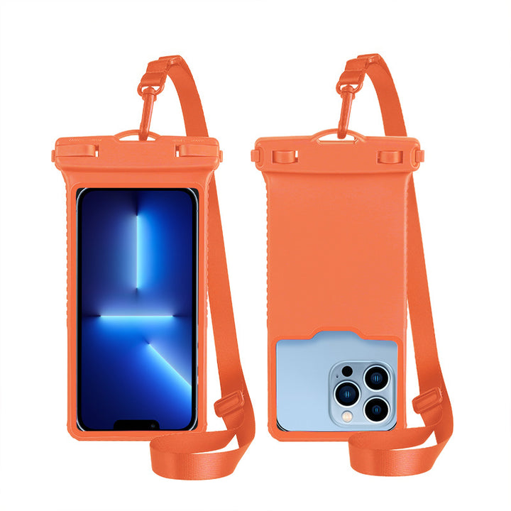 Unisex waterproof smartphone case with adjustable carrying strap Bowlift