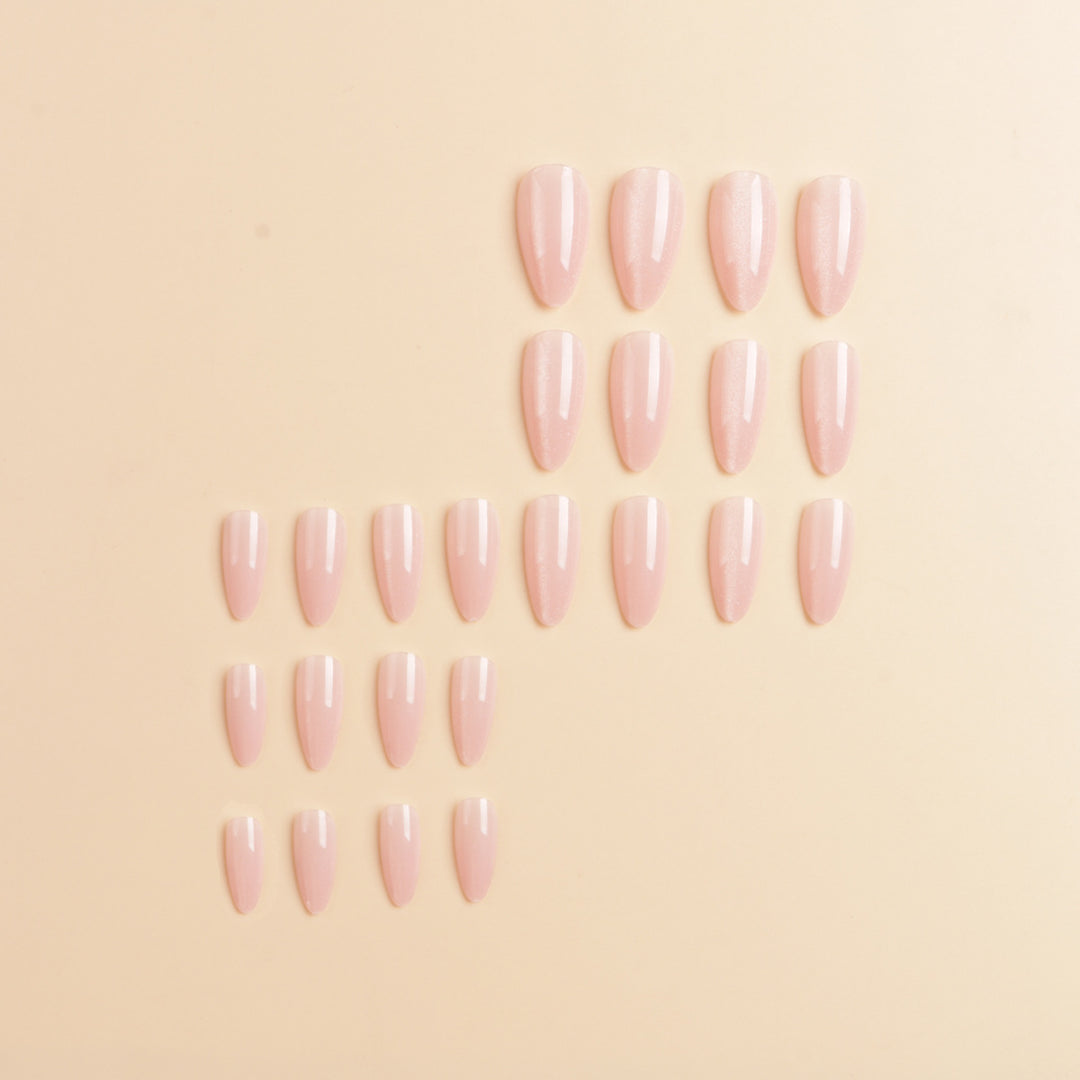 Glossy Stiletto Press-On Nail Extensions Bowlift