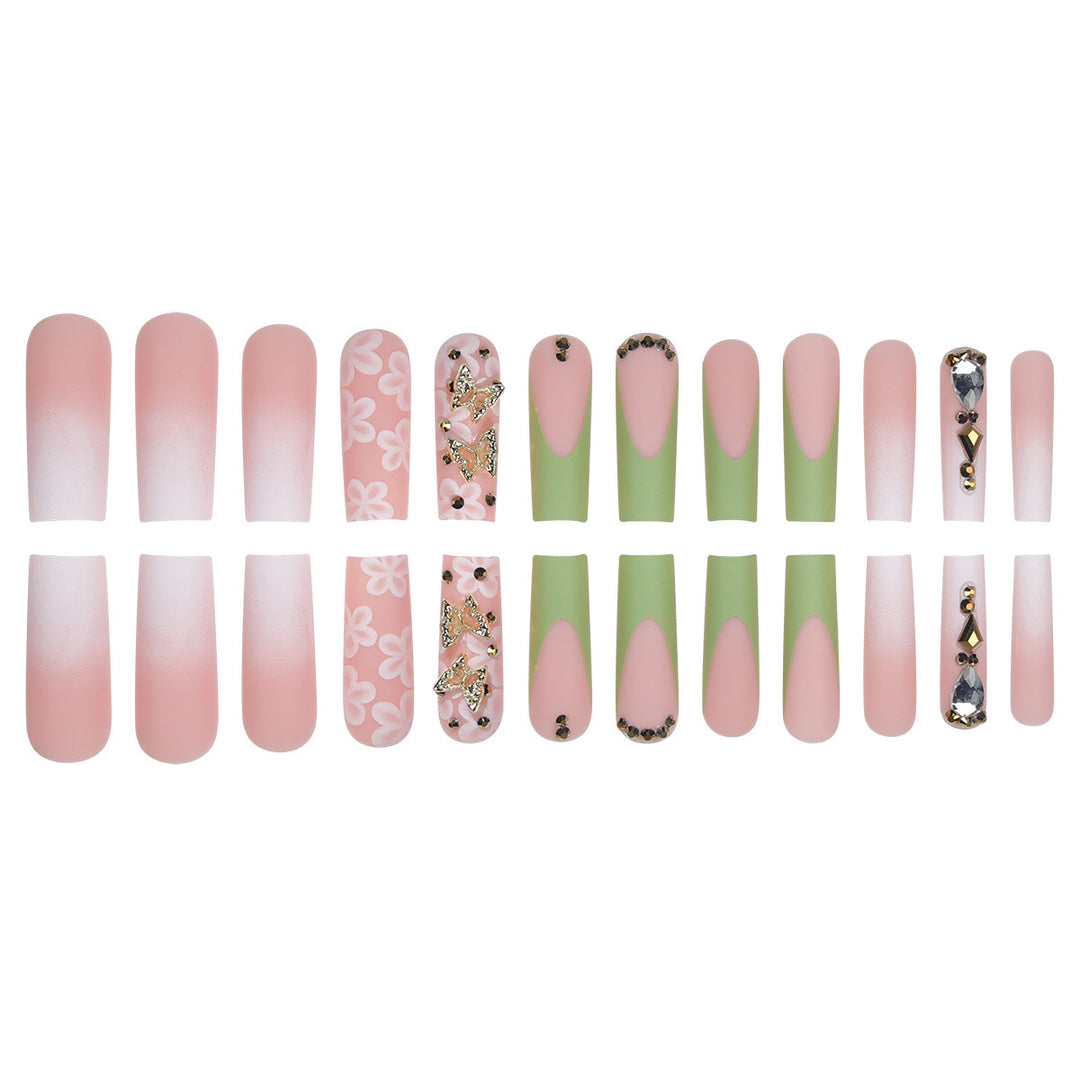 Floral-Inspired Press-On Nail Art Bowlift