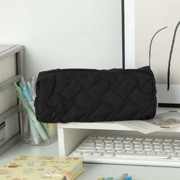 Quilted Textured Pencil Case Bowlift