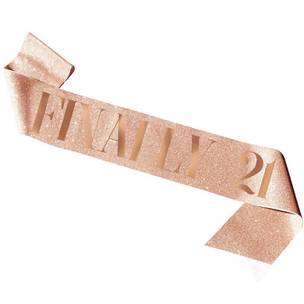 Women's Glittering Hairband with Inscription Bowlift
