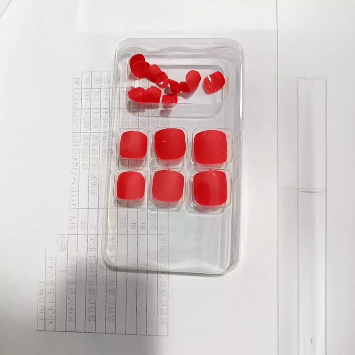 Premium Square Press-On Nail Tips Bowlift