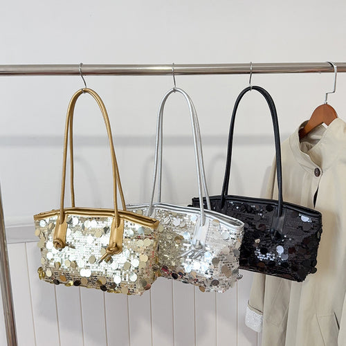 WoSparkling Sequin Handbag Bowlift