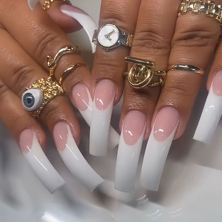 Lengthy Ombre Nail Extensions Bowlift