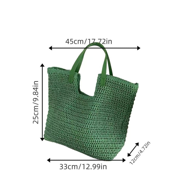 Spacious straw beach bag Bowlift