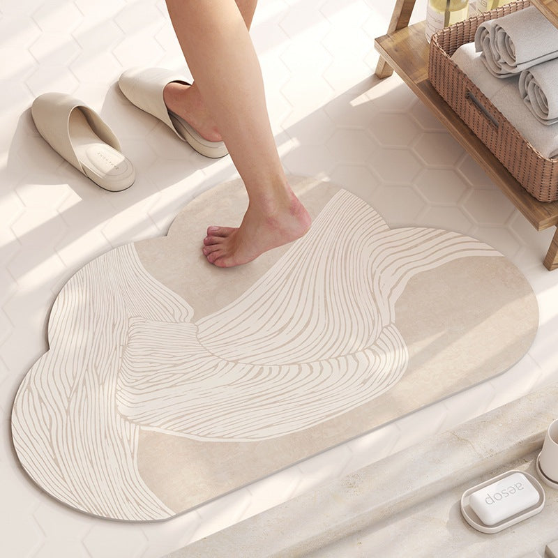 Unisex Non-Slip Memory Foam Bath Mat Bowlift