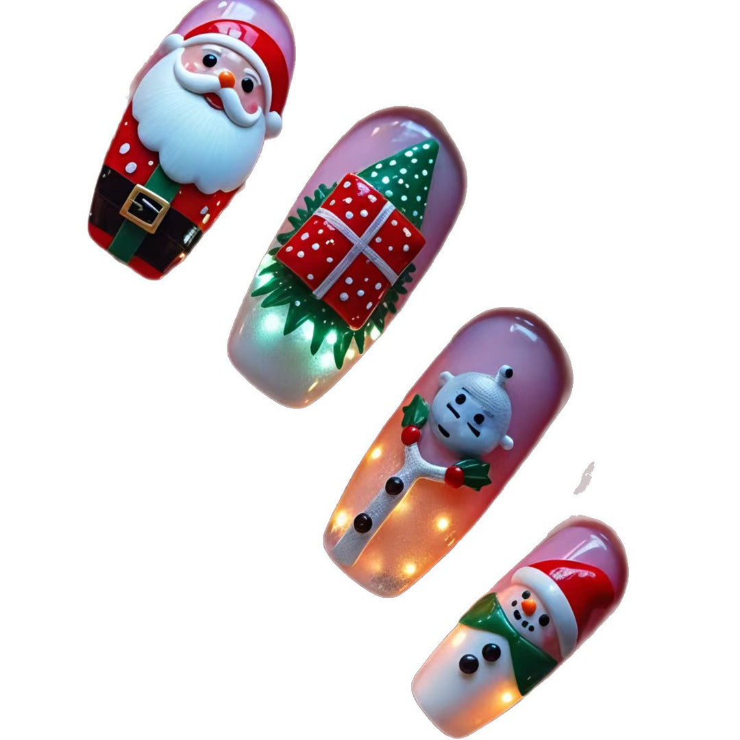 Festive Nail Art Artificial Nails Bowlift