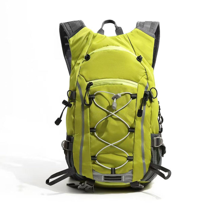 Sporty hiking backpack with ergonomic carrying system and reflective accents Bowlift