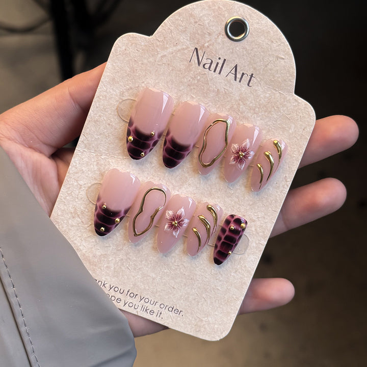 Artistic Press-On Nail Design Kit Bowlift
