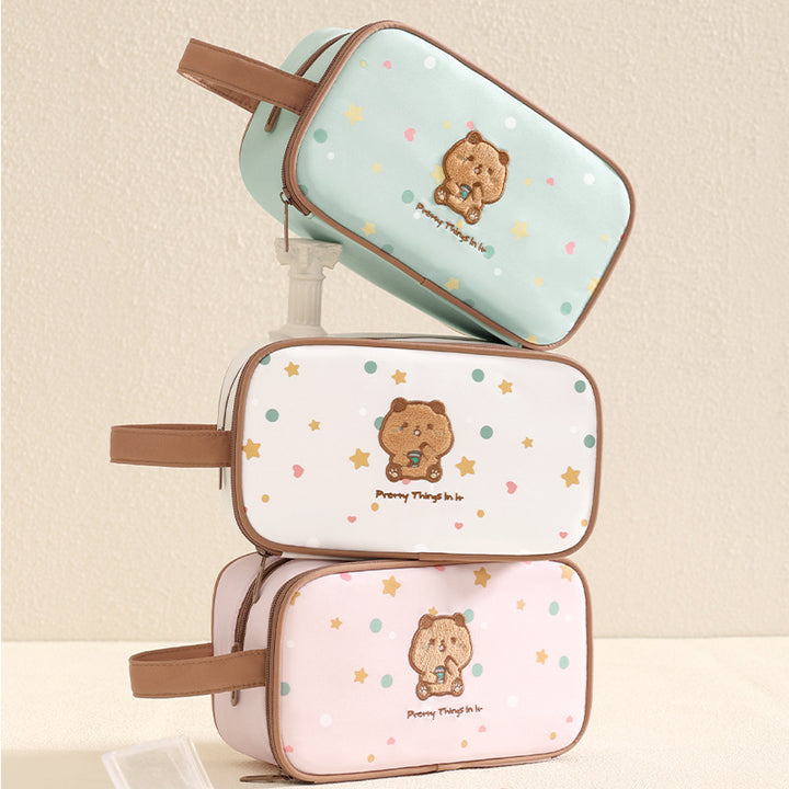 Cute Animal Pattern Makeup Pouch Bowlift