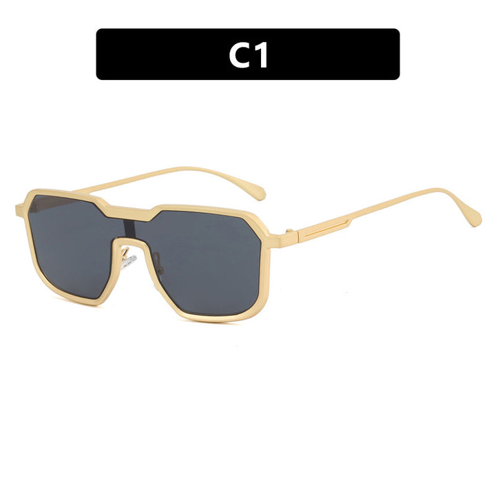 Ladies extravagant geometric sunglasses with protective UV filter Bowlift