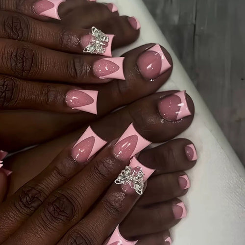 Elegant Sculpted Acrylic Nail Enhancements Bowlift