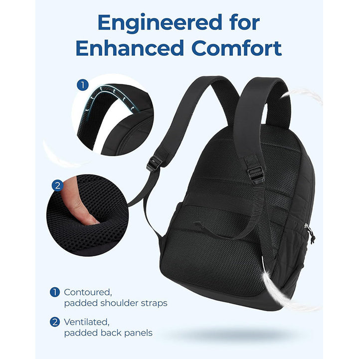 Quilted Multi-Storage Backpack Bowlift
