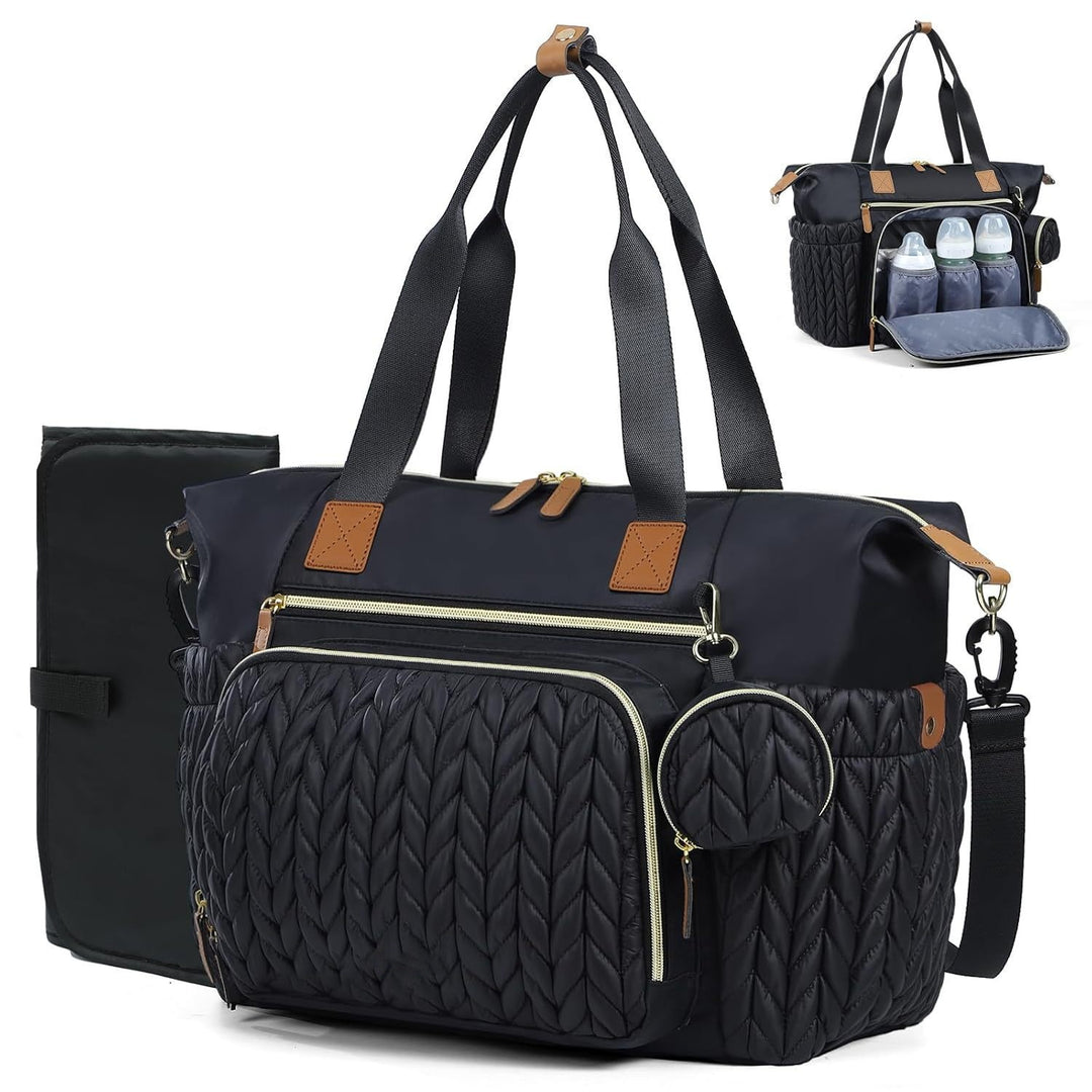 Practical diaper bag with insulated compartments Bowlift
