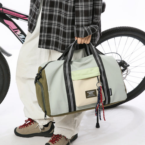 Sporty Duffel Bag With Multiple Function Pockets Bowlift