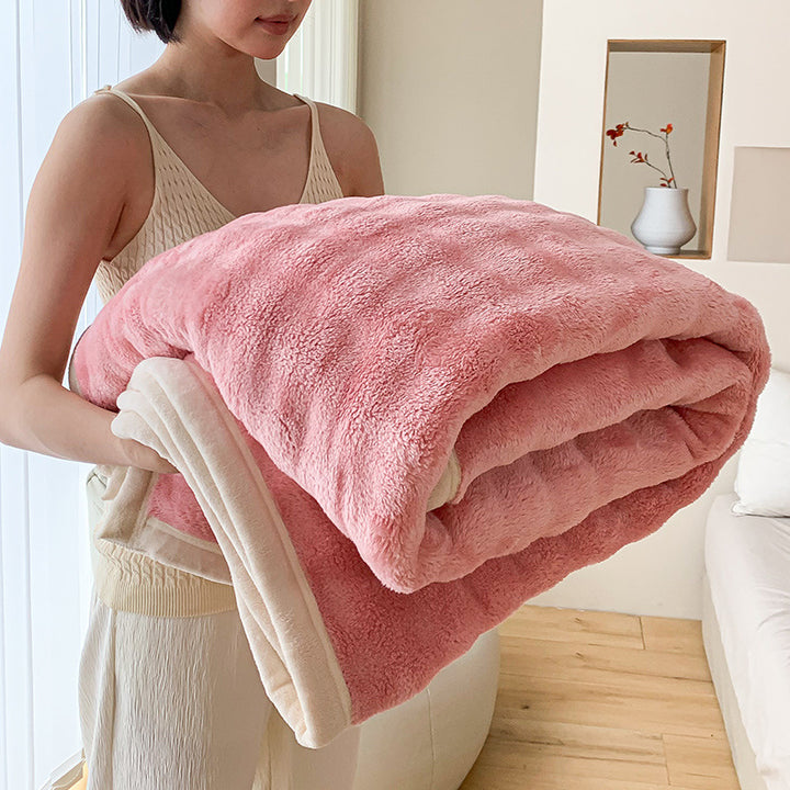 Women’s Plush Blanket with Cozy Comfort Bowlift
