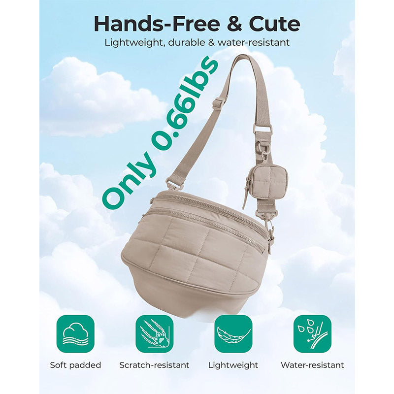 Fashionable Padded Shoulder Bag Bowlift