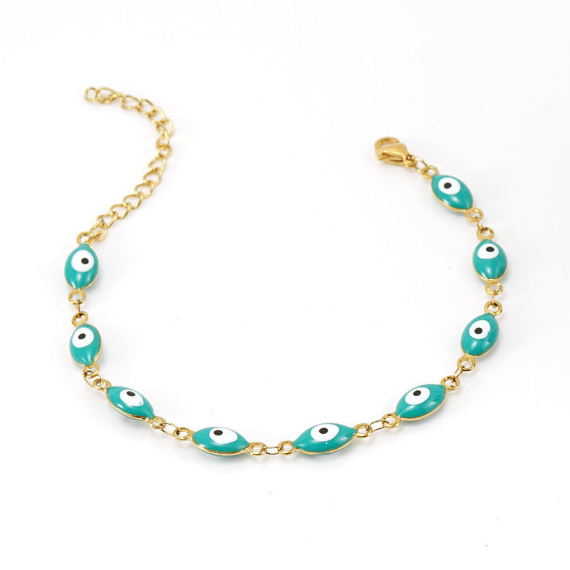 Colorful Evil Eye Bracelet Bowlift