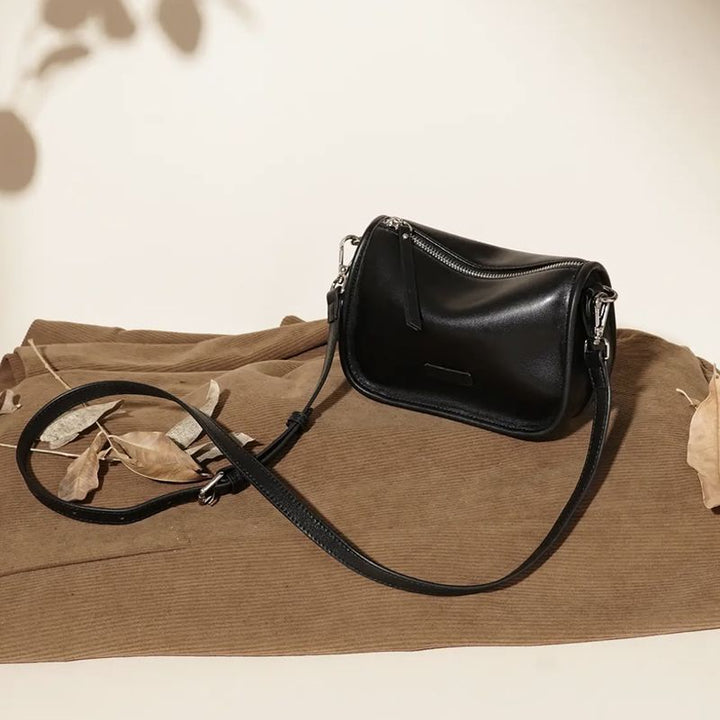 Smooth Leather Crossbody Purse Bowlift