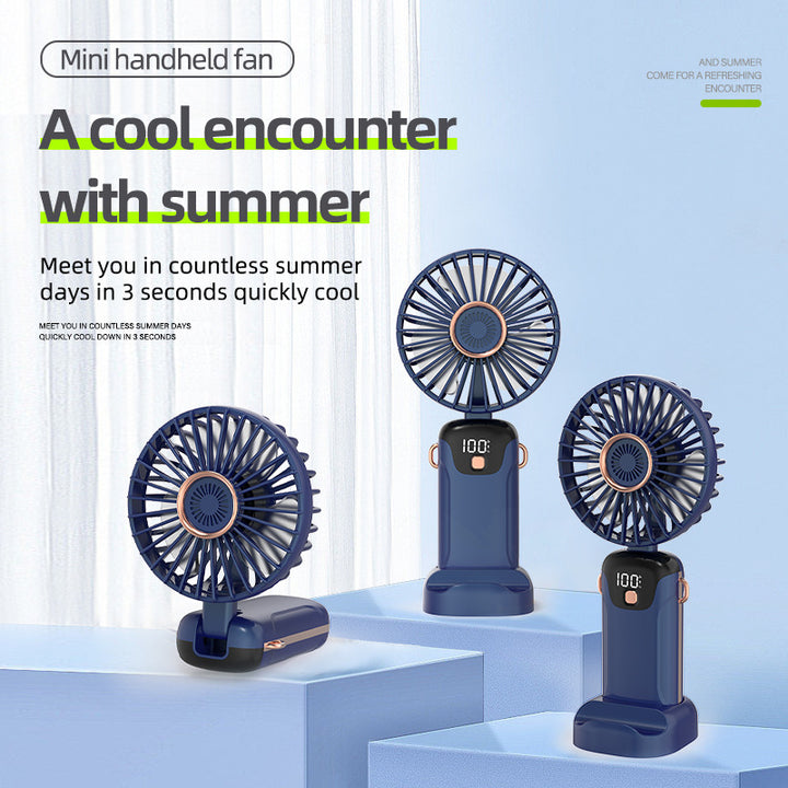 Unisex Portable Digital Handheld Mist Fan Bowlift
