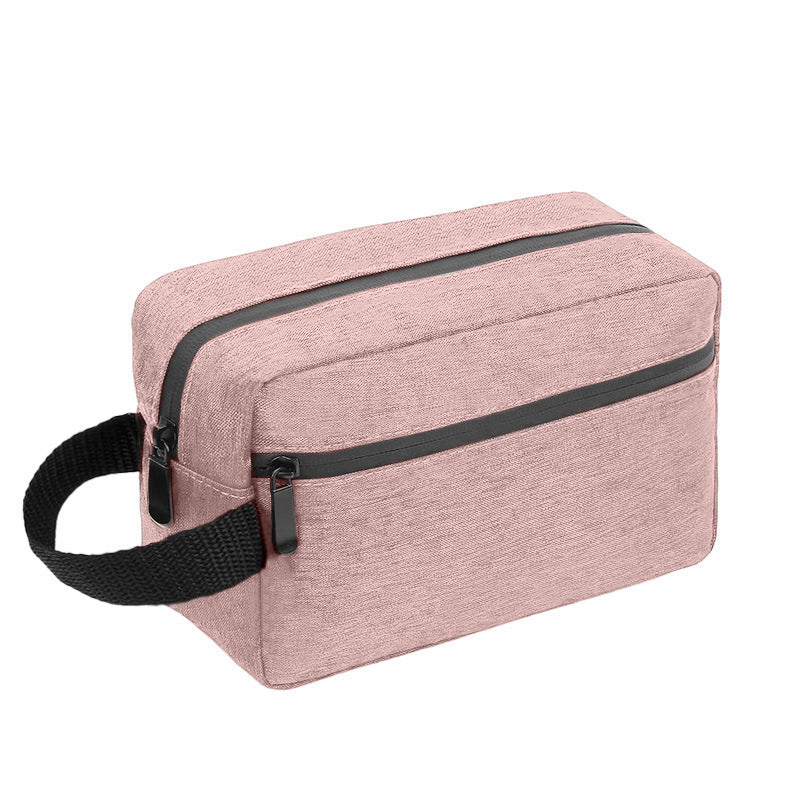 Practical cosmetic bag with two zippers Bowlift