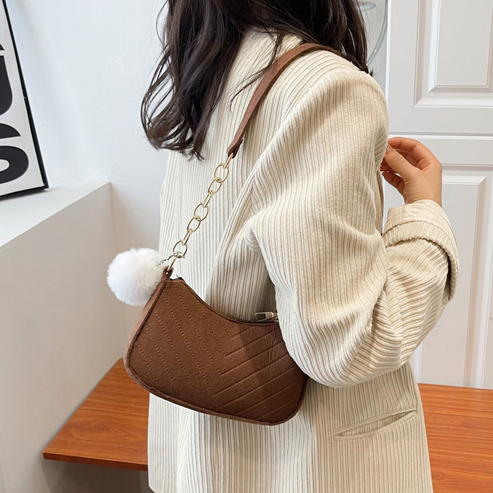 WoStylish Faux Fur Mini Handbag Bowlift