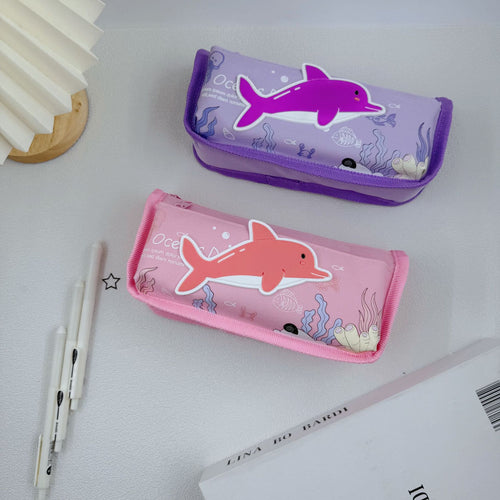 Cute Dolphin Design Pencil Case Bowlift