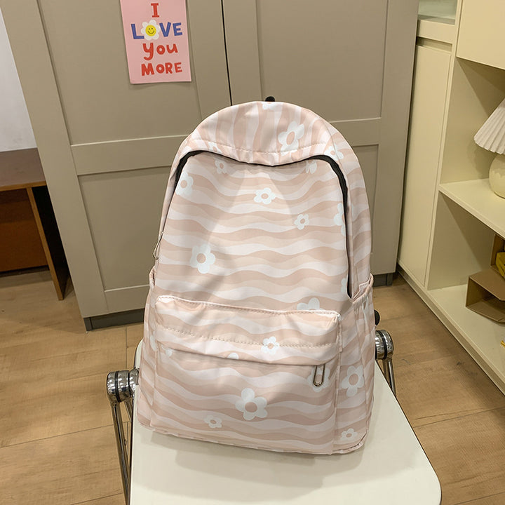 Patterned School Backpack