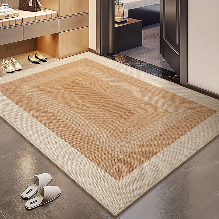 Elegant Textured Indoor Area Mat