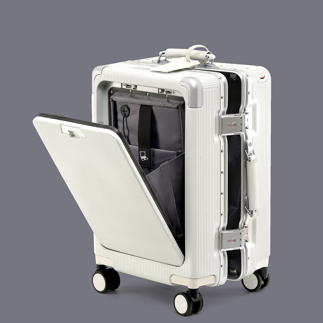 High-Tech Multi-Compartment Travel Suitcase