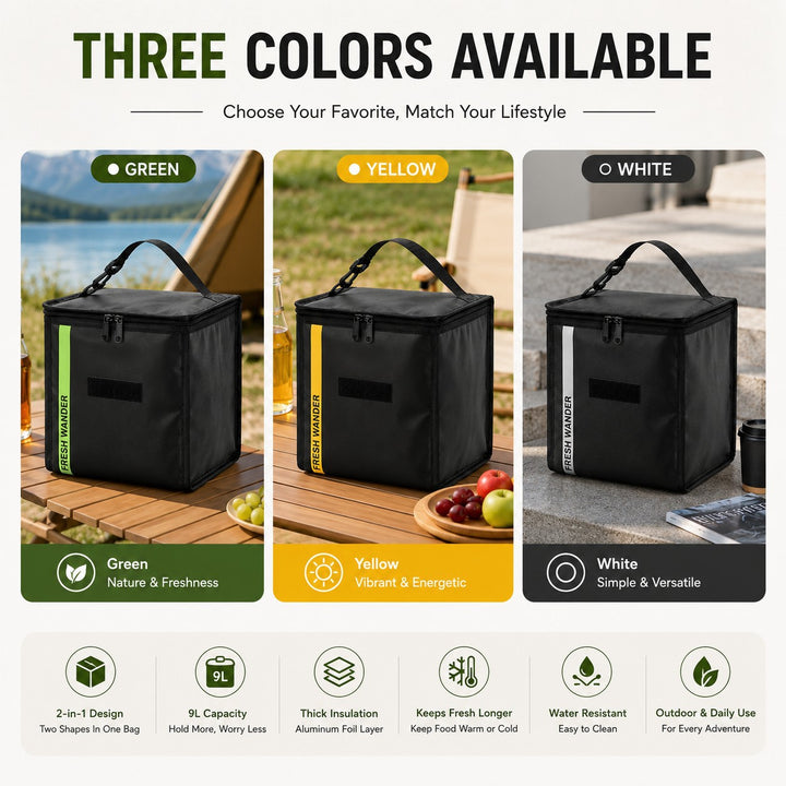 Versatile Insulated Lunch Tote Bowlift