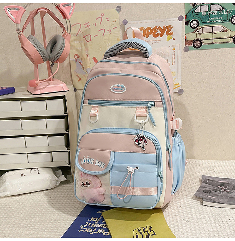Cute Plush Character Backpack Bowlift