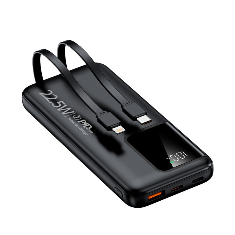 Power bank with dual fast charging ports and digital capacity display Bowlift