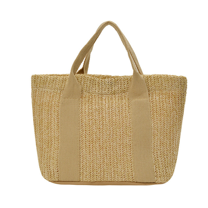 WoEco-Friendly Straw Beach Tote Bowlift