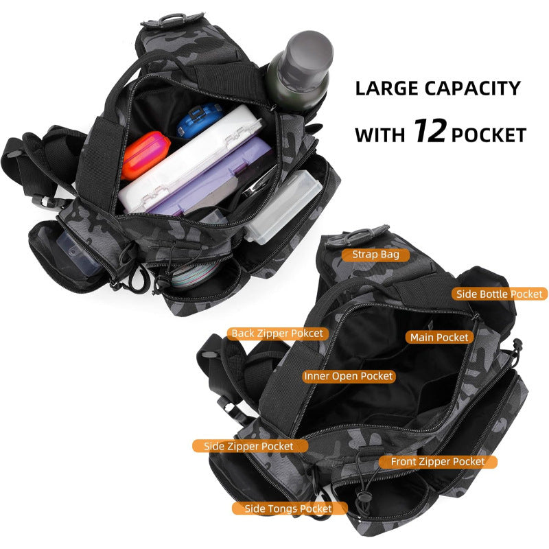 Tactical Fishing Sling Bag Bowlift