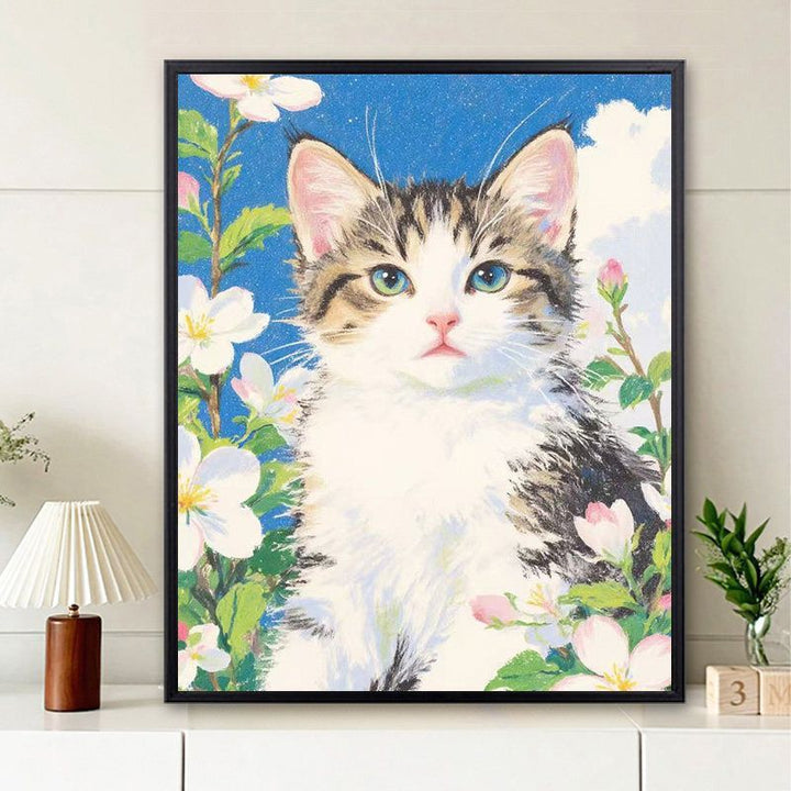 Cute Puppy Illustration Wall Art Bowlift