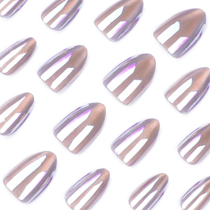 Artful Nail Art with Holographic Effect Bowlift
