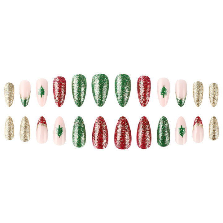 Festive Artful Nail Design Bowlift