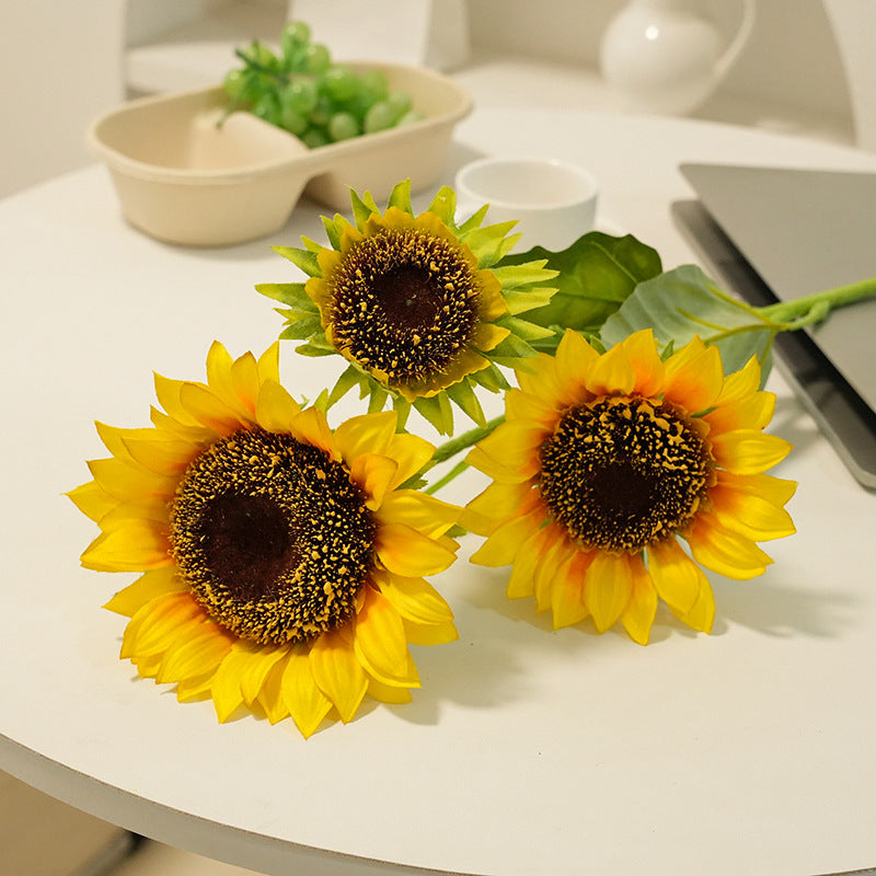 Artificial Sunflower Bouquet Bowlift