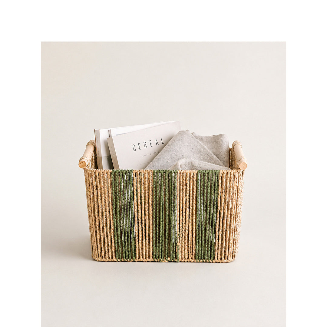 Elegant storage basket with sturdy handles Bowlift