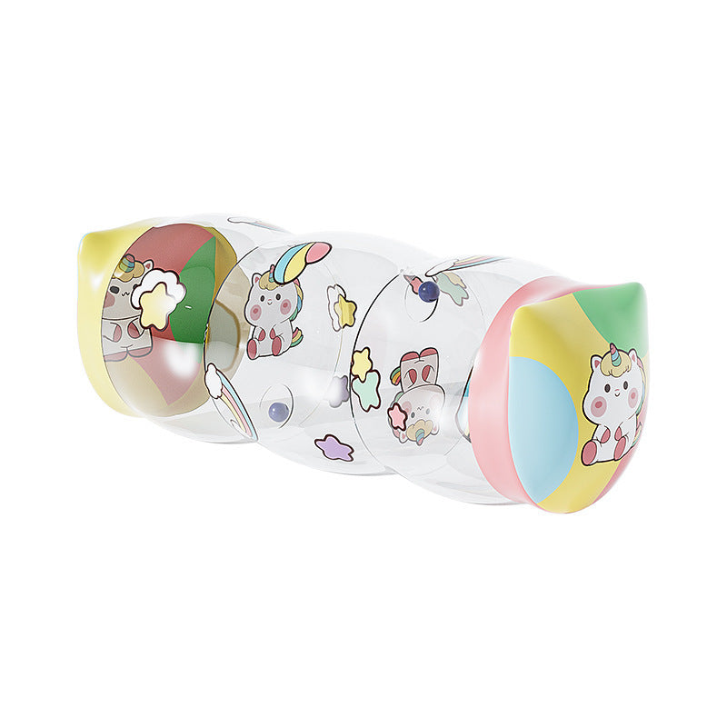 Ladies Inflatable Play Tube with Colorful Animal Motifs Bowlift