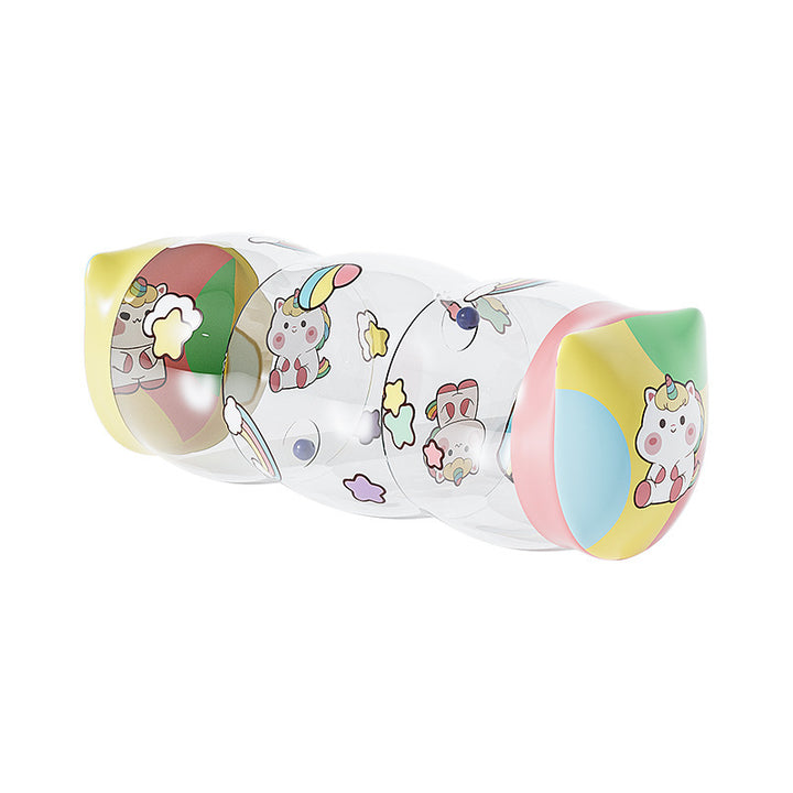 Ladies Inflatable Play Tube with Colorful Animal Motifs Bowlift